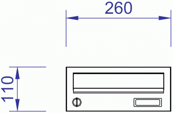 H260-1 Horizontal Letterbox